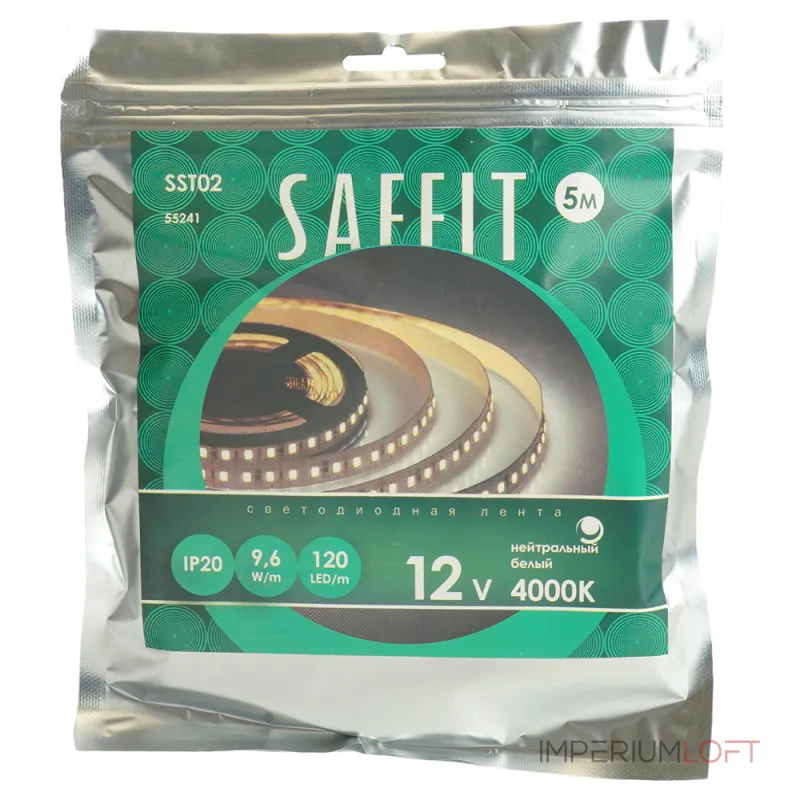 Светодиодная LED лента Feron SST02 SAFFIT 120SMD(2835)/м 9.6Вт/м 12V 5000*8*1.22мм 4000К IP20 55241 от ImperiumLoft Светодиодная LED лента Feron SST02 SAFFIT 120SMD(2835)/м 9.6Вт/м 12V 5000*8*1.22мм 4000К IP20 55241 от ImperiumLoft