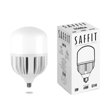 Лампа светодиодная Feron Saffit SBHP1150 Е27-E40 150Вт 6400K 55144 Лампа светодиодная Feron Saffit SBHP1150 Е27-E40 150Вт 6400K 55144