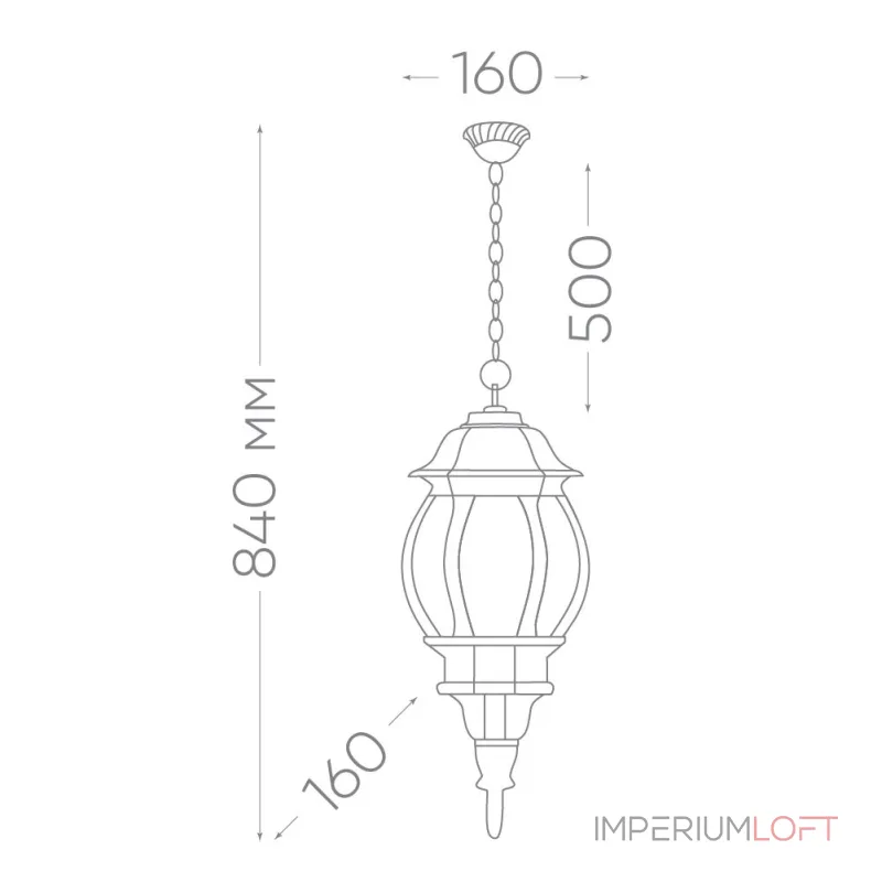 Подвесной светильник Feron 8105 11103 от ImperiumLoft