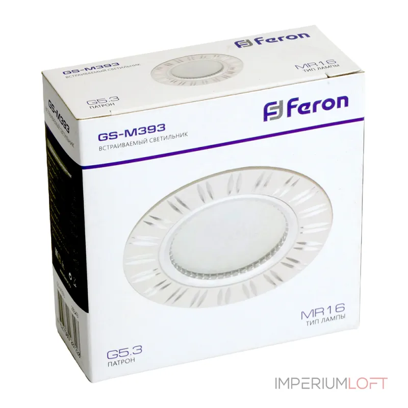 Встраиваемый светильник Feron GS-M393 28343 от ImperiumLoft Встраиваемый светильник Feron GS-M393 28343 от ImperiumLoft