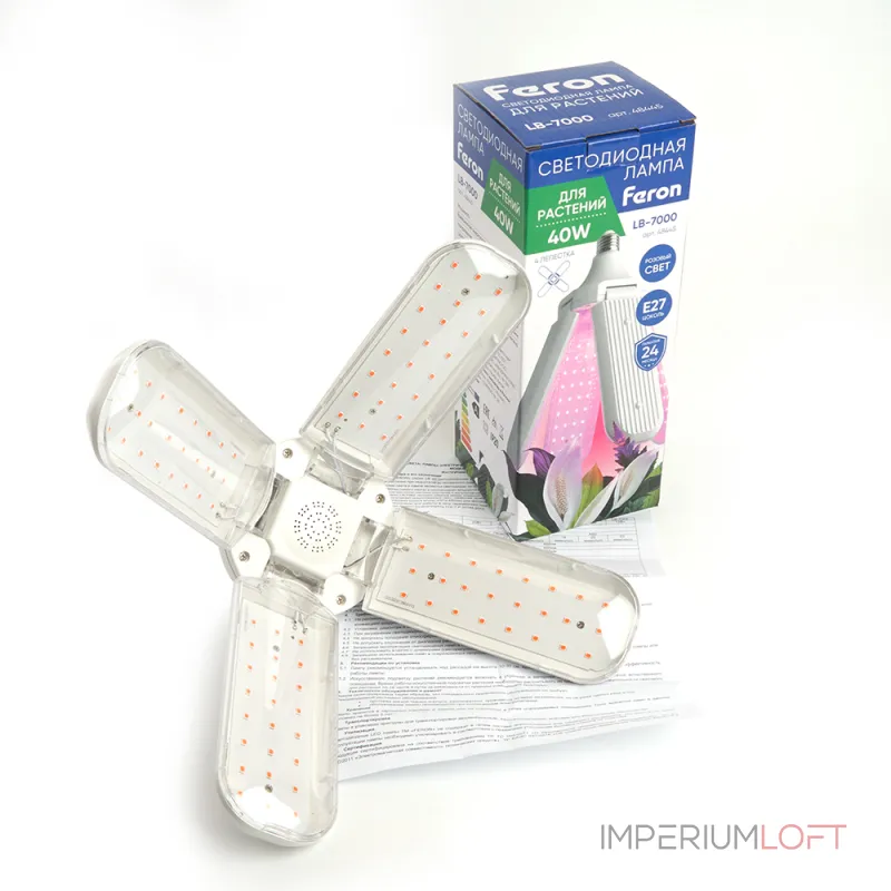 Лампа светодиодная Feron LB-7000 E27 40Вт K 48445 от ImperiumLoft