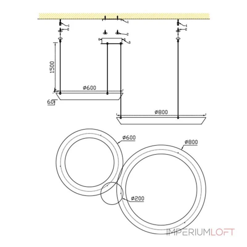 Подвесная люстра Fluorite Ophelie FL1206-20P Подвесная люстра Fluorite Ophelie FL1206-20P