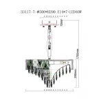 Подвесная люстра Fluorite Delight FL1058-7P