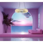 Подвесная люстра Fluorite Marine FL1094-8P