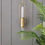 Настенный светильник Tube Gold со стеклянными плафонами цилиндрами от Vinsa