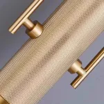 Настенный светильник Tube Gold со стеклянными плафонами цилиндрами от Vinsa