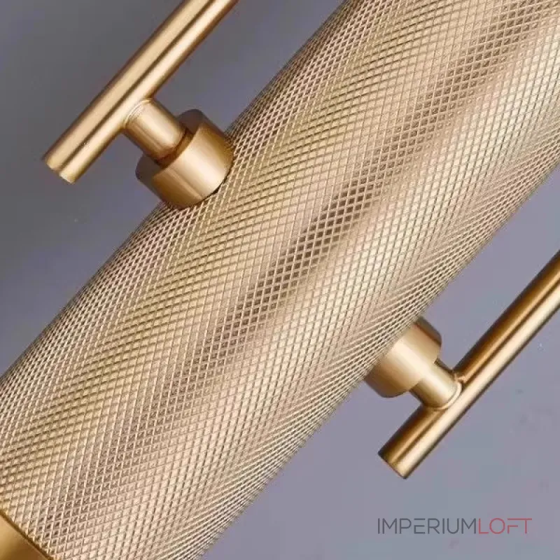 Настенный светильник Tube Gold со стеклянными плафонами цилиндрами от Vinsa