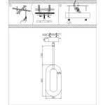Подвесной светильник Fluorite Concetto FL1184-2P