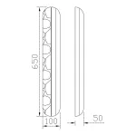Бра Fluorite Brilloux FL1203-6W