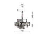 Подвесная люстра Fluorite Majeste FL1060-13P