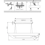 Подвесная люстра Fluorite Certezza FL1165-14C