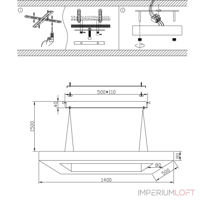 Подвесная люстра Fluorite Certezza FL1165-14C