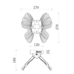 Бра Fluorite Borboleta FL1103-1W3