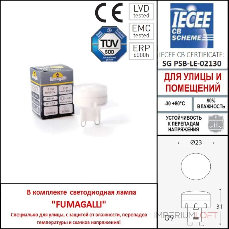 Уличный встраиваемы светильник FUMAGALLI TERESA SQUARE 2L4.000.000.LXZ1L от ImperiumLoft Уличный встраиваемы светильник FUMAGALLI TERESA SQUARE 2L4.000.000.LXZ1L от ImperiumLoft