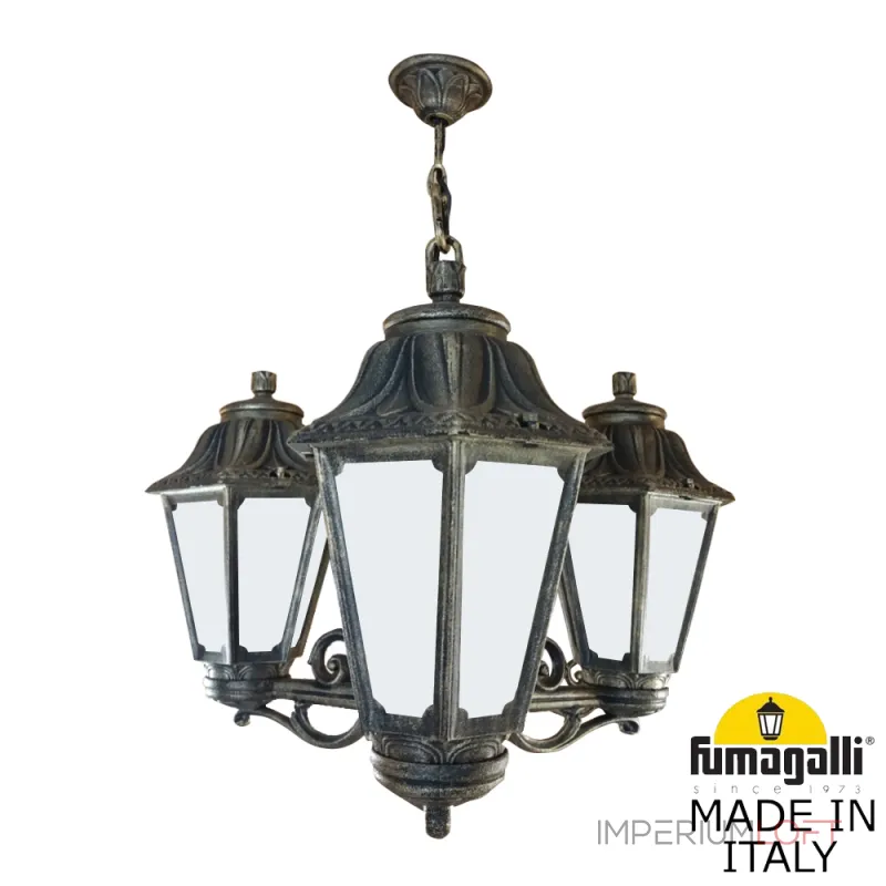 Подвесной уличный светильник FUMAGALLI SICHEM/ANNA 3L E22.120.S30.BYE27 от ImperiumLoft