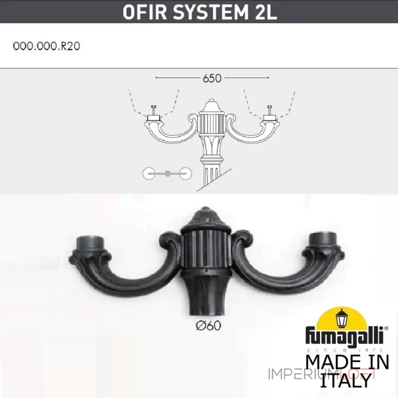Парковый фонарь FUMAGALLI TABOR OFIR/NOEMI 2L E35.205.R20.AYH27 от ImperiumLoft Парковый фонарь FUMAGALLI TABOR OFIR/NOEMI 2L E35.205.R20.AYH27 от ImperiumLoft