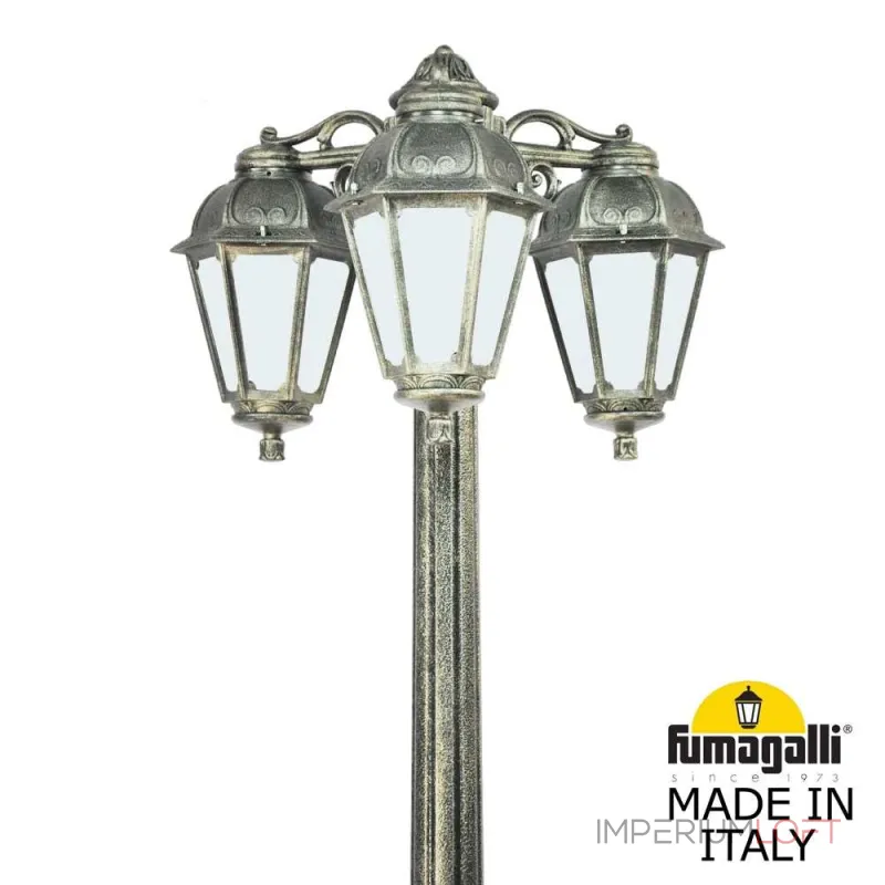 Садово-парковый фонарь FUMAGALLI GIGI BISSO/SABA 3L DN K22.156.S30.BYE27DN от ImperiumLoft Садово-парковый фонарь FUMAGALLI GIGI BISSO/SABA 3L DN K22.156.S30.BYE27DN от ImperiumLoft