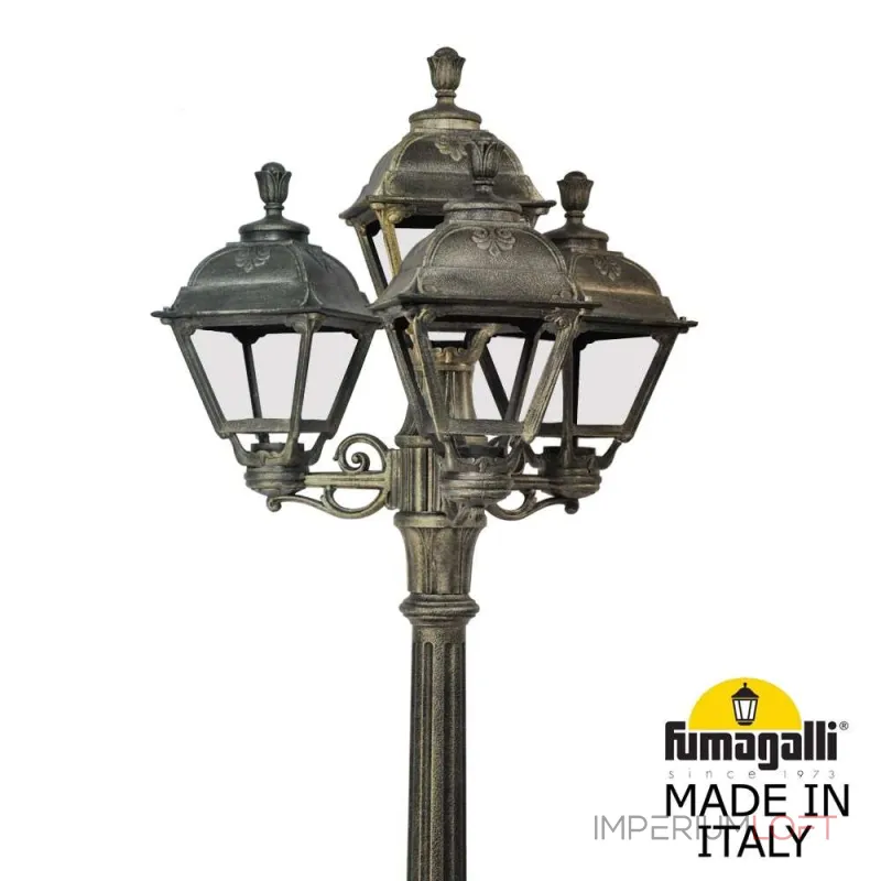 Садово-парковый фонарь FUMAGALLI RICU BISSO/CEFA 3+1 U23.157.S31.BXE27 от ImperiumLoft Садово-парковый фонарь FUMAGALLI RICU BISSO/CEFA 3+1 U23.157.S31.BXE27 от ImperiumLoft
