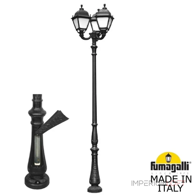 Парковый фонарь FUMAGALLI TABOR OFIR/SIMON 3L U33.205.R30.AYH27 от ImperiumLoft Парковый фонарь FUMAGALLI TABOR OFIR/SIMON 3L U33.205.R30.AYH27 от ImperiumLoft
