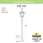 Садовый светильник-столбик FUMAGALLI ALOE`.R/RUT E26.163.000.VYE27 от ImperiumLoft