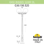 Садово-парковый фонарь FUMAGALLI GIGI BISSO/G300 2L G30.156.S20.WXE27 от ImperiumLoft