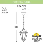 Подвесной уличный светильник FUMAGALLI SICHEM/SABA K22.120.000.VYE27 от ImperiumLoft