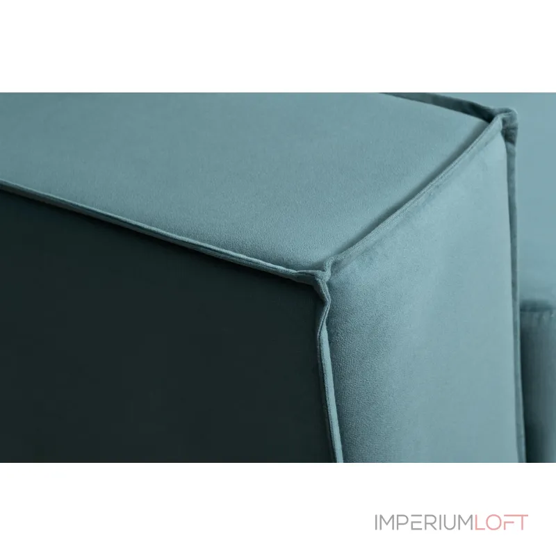 Диван Bergamo трехм.раскл.угл. правый вел.бирюз.Vel43 250*160*90 от ImperiumLoft