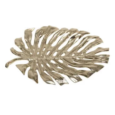 69-1119394 Блюдо декор. Лист монстеры золото 40*30*4,25см 69-1119394 Блюдо декор. Лист монстеры золото 40*30*4,25см