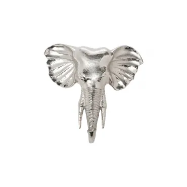 94PR-22498 Крючок настенный Слон цвет хром 25*25*7,6см