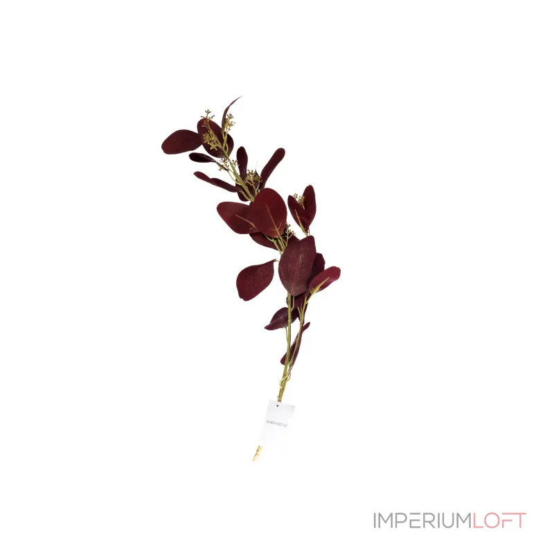 9F28558-BR Веточка эвкалипта с цветами листья бордовые 72см (24) от ImperiumLoft 9F28558-BR Веточка эвкалипта с цветами листья бордовые 72см (24) от ImperiumLoft