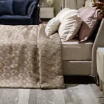 GD-TON05-POKR ZOL Покрывало MODENA золотое 260*260см от ImperiumLoft