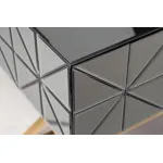 KFG090 Тумба с матовой зерк.отделкой каркас металл. 60*40*60см от ImperiumLoft