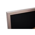 Холст 'Темная девушка' в багете латунь от ImperiumLoft