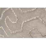 70SW-20322 Подушка с бисером Этника серебро 45*45см от ImperiumLoft