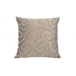 70SW-20322 Подушка с бисером Этника серебро 45*45см от ImperiumLoft