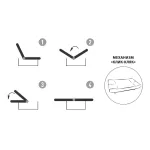 Диван Bergamo трехм.раскл.угл. правый вел.бирюз.Vel43 250*160*90 от ImperiumLoft