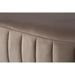 N-BH2009 BG BR Банкетка велюр серо-беж, метал.основ.135*54*45см от ImperiumLoft