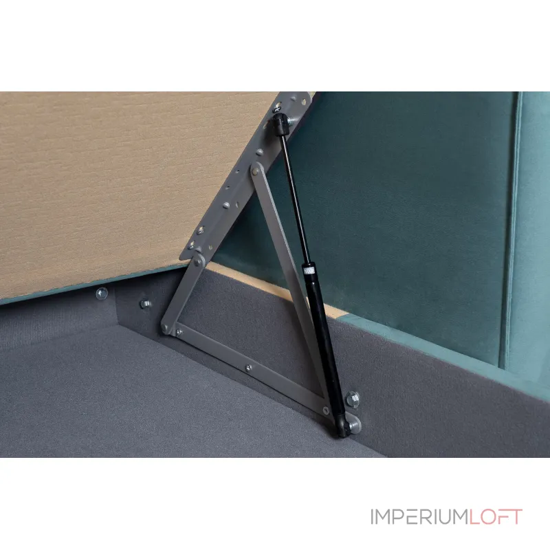 Диван Bergamo трехм.раскл.угл. правый вел.бирюз.Vel43 250*160*90 от ImperiumLoft