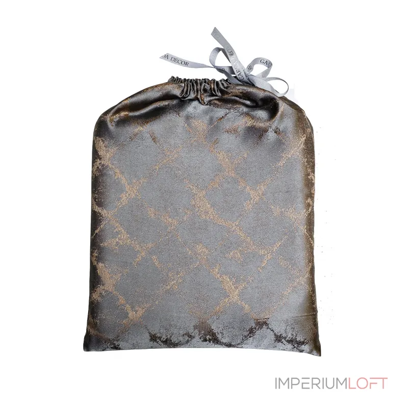 121GD-GAB1306-PORT SER Портьера TRENTO серая 275*260см от ImperiumLoft