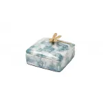 Шкатулка голубая со стрекозой L13 от ImperiumLoft