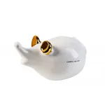 Статуэтка Мышь белая с золотом TB1928 от ImperiumLoft