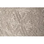 70SW-20309 Подушка с бисером Снежинка серебро 45*45см от ImperiumLoft