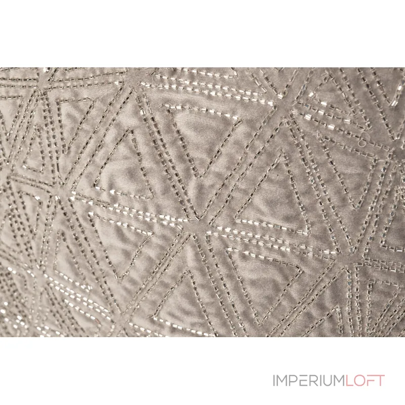 70SW-20309 Подушка с бисером Снежинка серебро 45*45см от ImperiumLoft 70SW-20309 Подушка с бисером Снежинка серебро 45*45см от ImperiumLoft