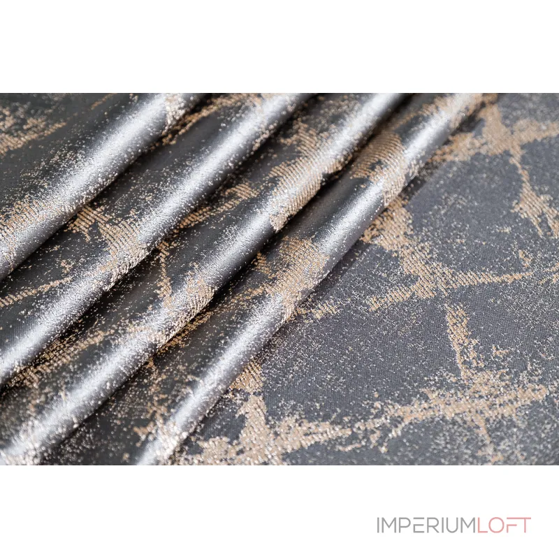 121GD-GAB1306-PORT SER Портьера TRENTO серая 275*260см от ImperiumLoft