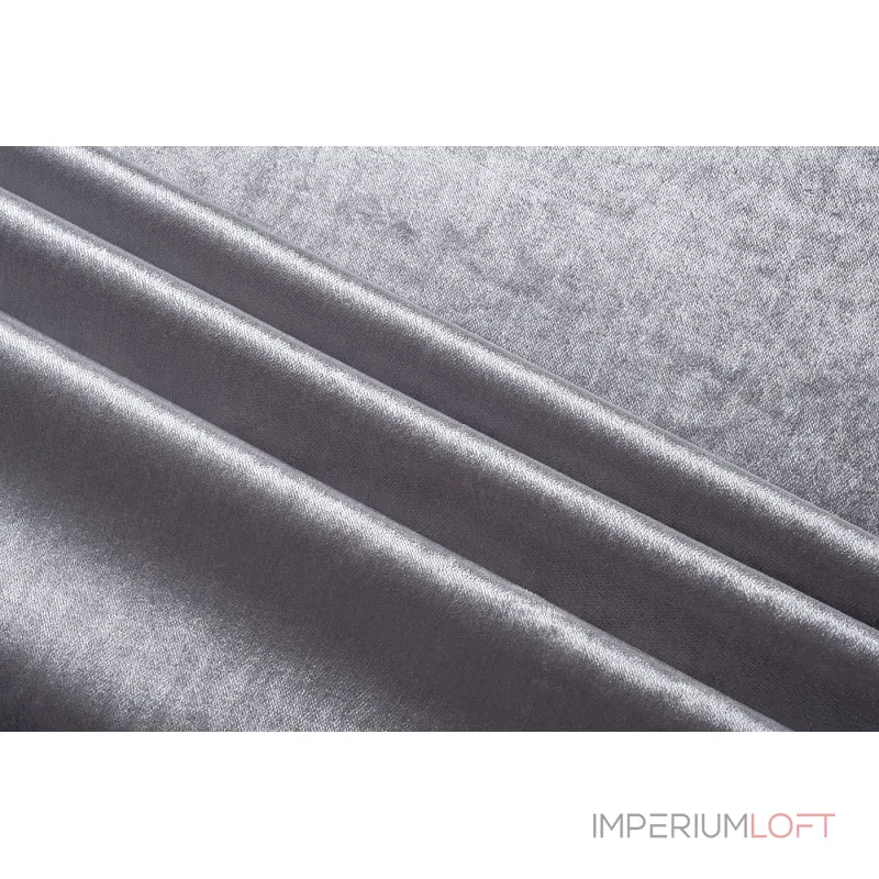 Ткань портьерная/мебельная VALDES PLAIN серая от ImperiumLoft