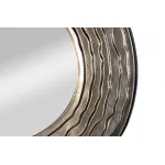 50SX-2080 Зеркало Волнырама полиуретан темн.серебро 104*74*4см от ImperiumLoft