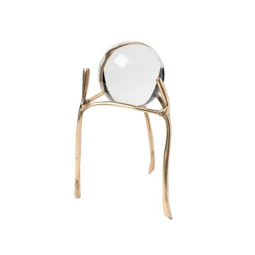 Шар декоративный стеклянный на подставке