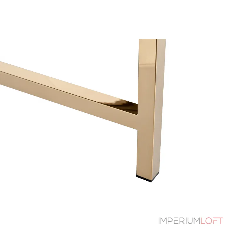 46AS-D4084-TP Стол письменный светлый шпон/золото 130*50*78см от ImperiumLoft