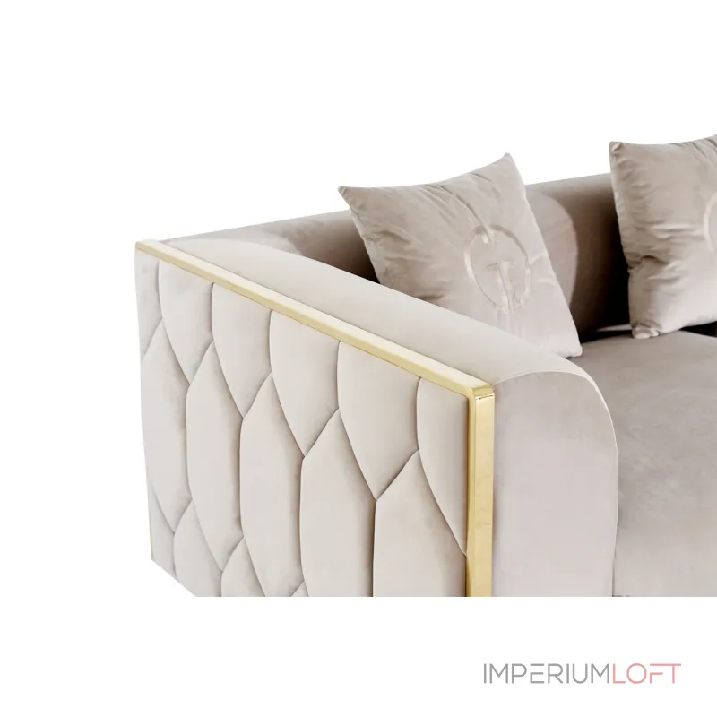 102AN-DIV-9172-BEG Диван Bern двухместный, велюр бежевый 194*96*69см от ImperiumLoft 102AN-DIV-9172-BEG Диван Bern двухместный, велюр бежевый 194*96*69см от ImperiumLoft