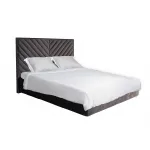 Кровать Milano Basic c подъем.мех.велюр серый Riv96 173*220*125 от ImperiumLoft